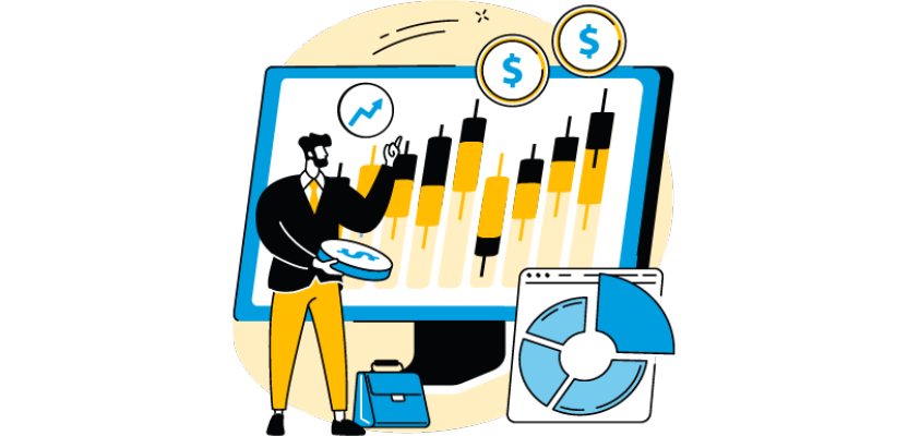 Vetor - executivo em finanças